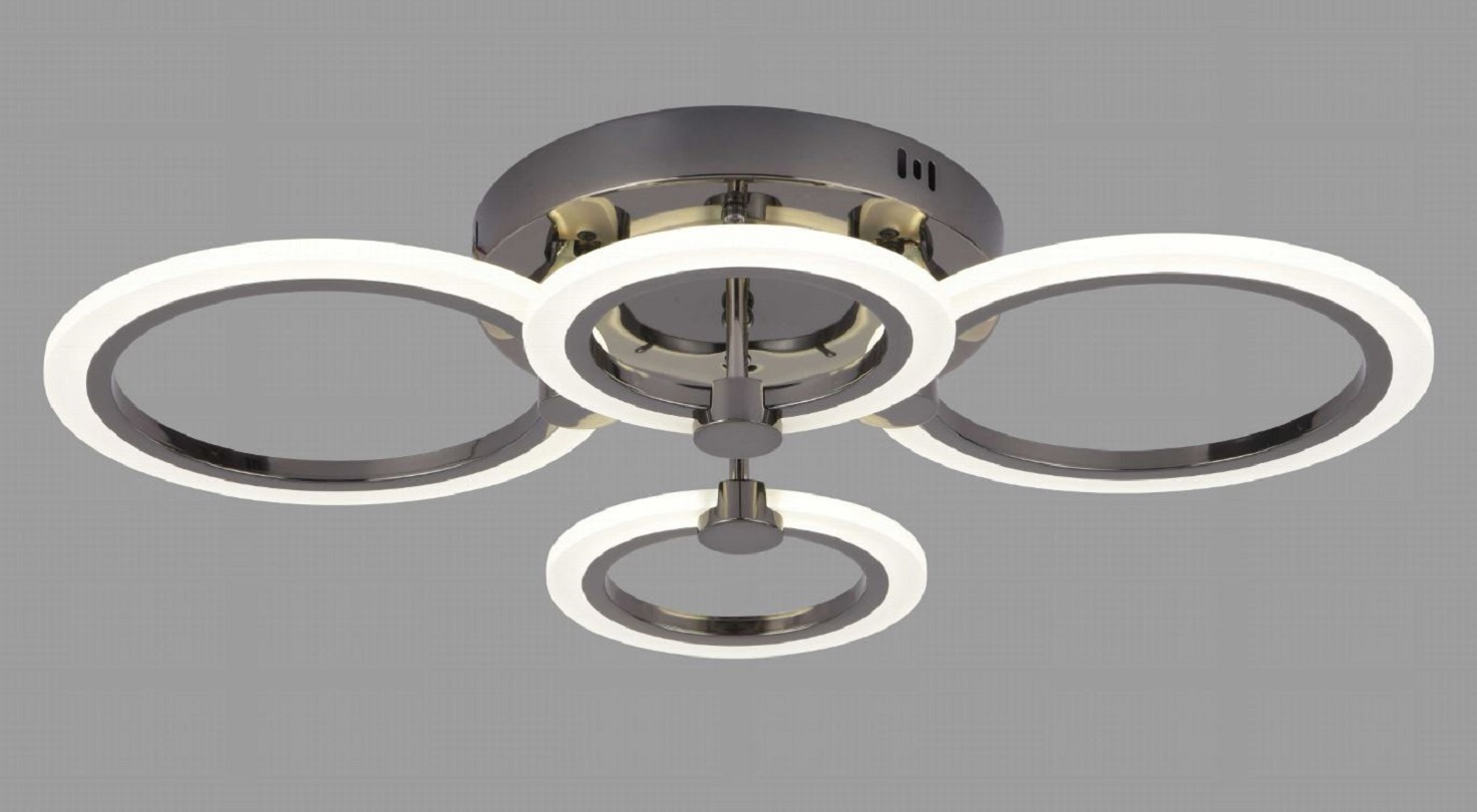 Изображение товара Современная LED люстра Safilight 6004-4-chrom с пультом управление для 20 м²