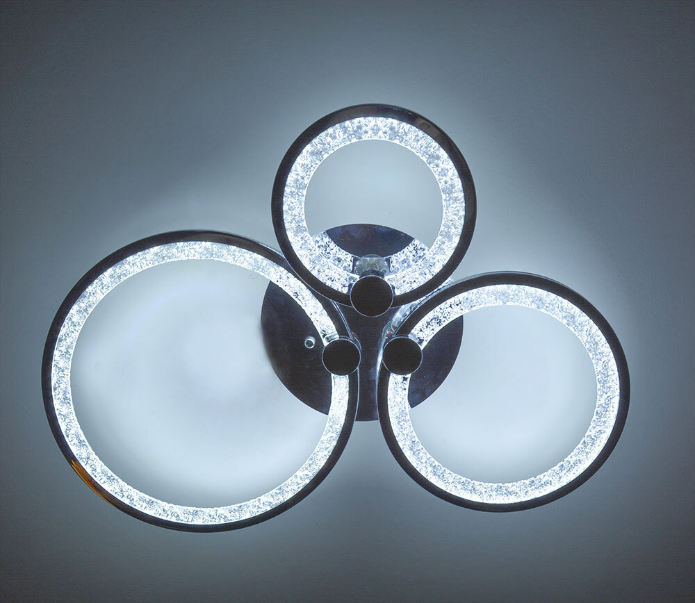 Изображение товара Современная потолочная светодиодная люстра Safilight 6092-3 с пультом регулировки