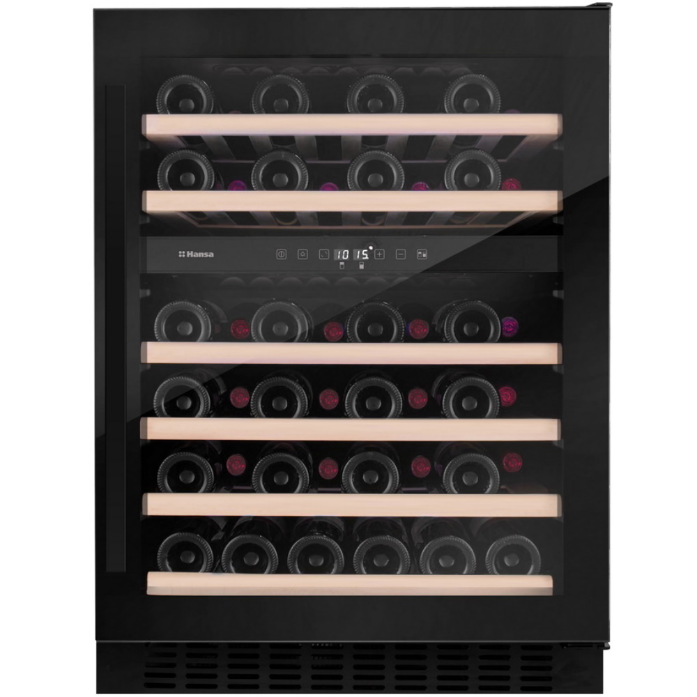 Изображение товара Винный шкаф Hansa FWC60461B 59.50x82.50x57 см 46 бутылок цвет черный