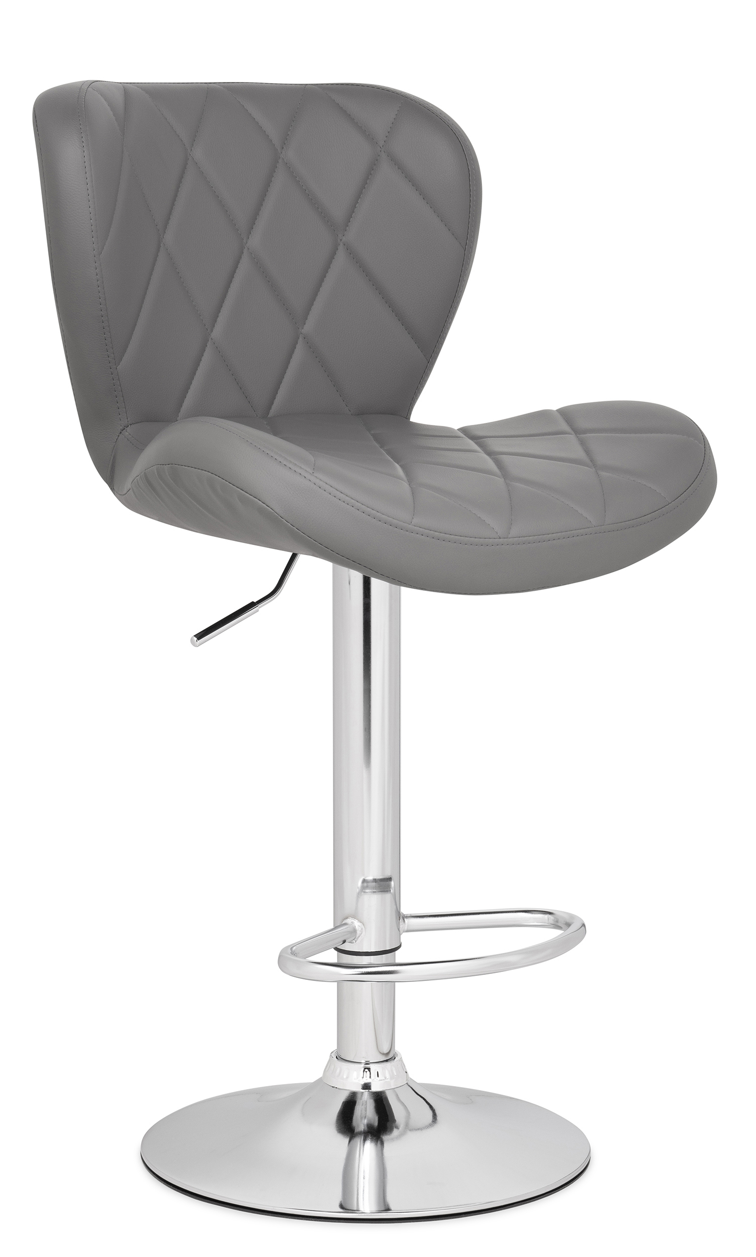 Изображение товара Барный стул Woodville Porch серый хром стильный прочный и удобный