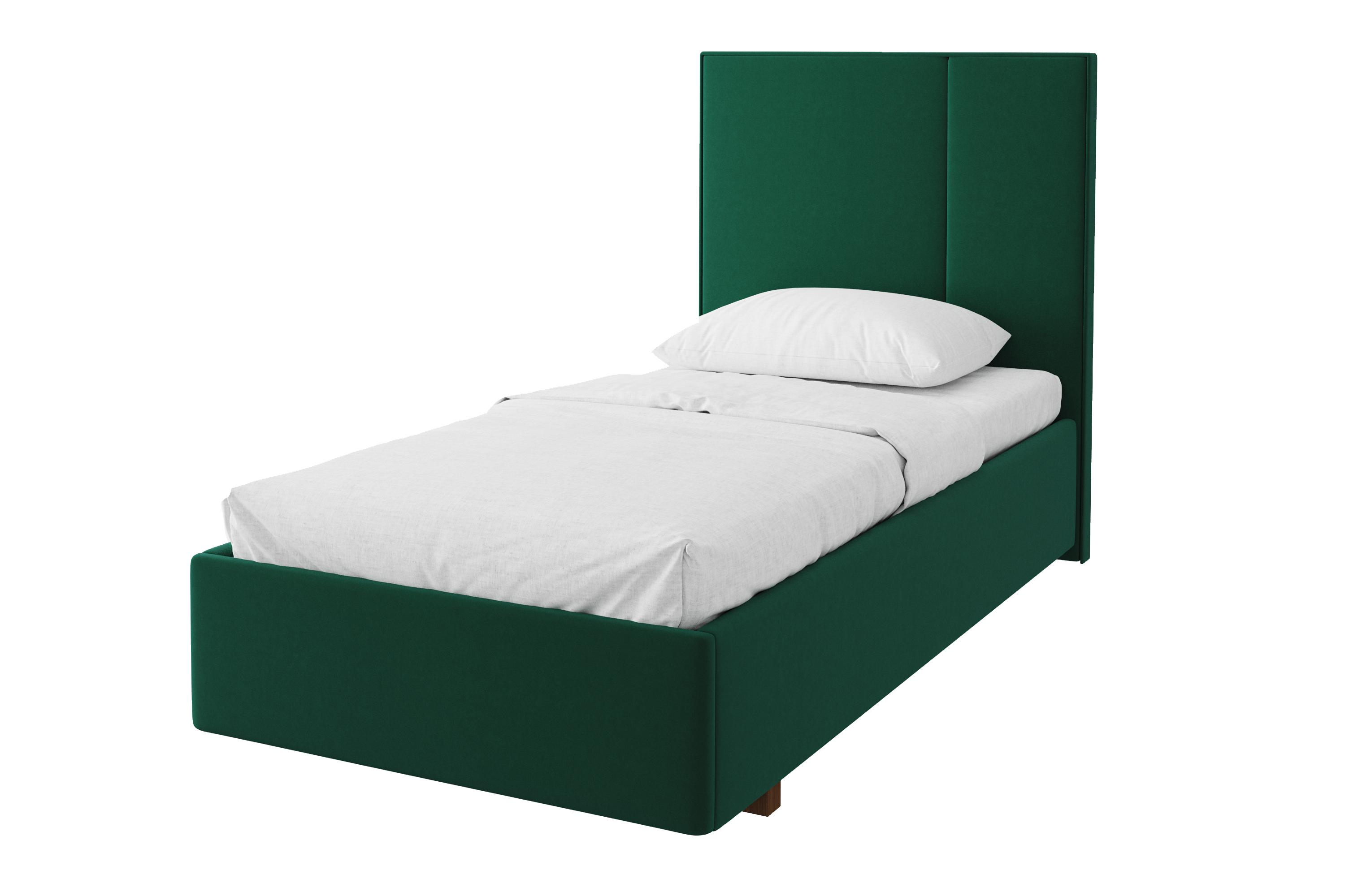 Изображение товара Кровать COSTA Джордан 90x200 см из ДСП с подъемным механизмом и мягким велюром