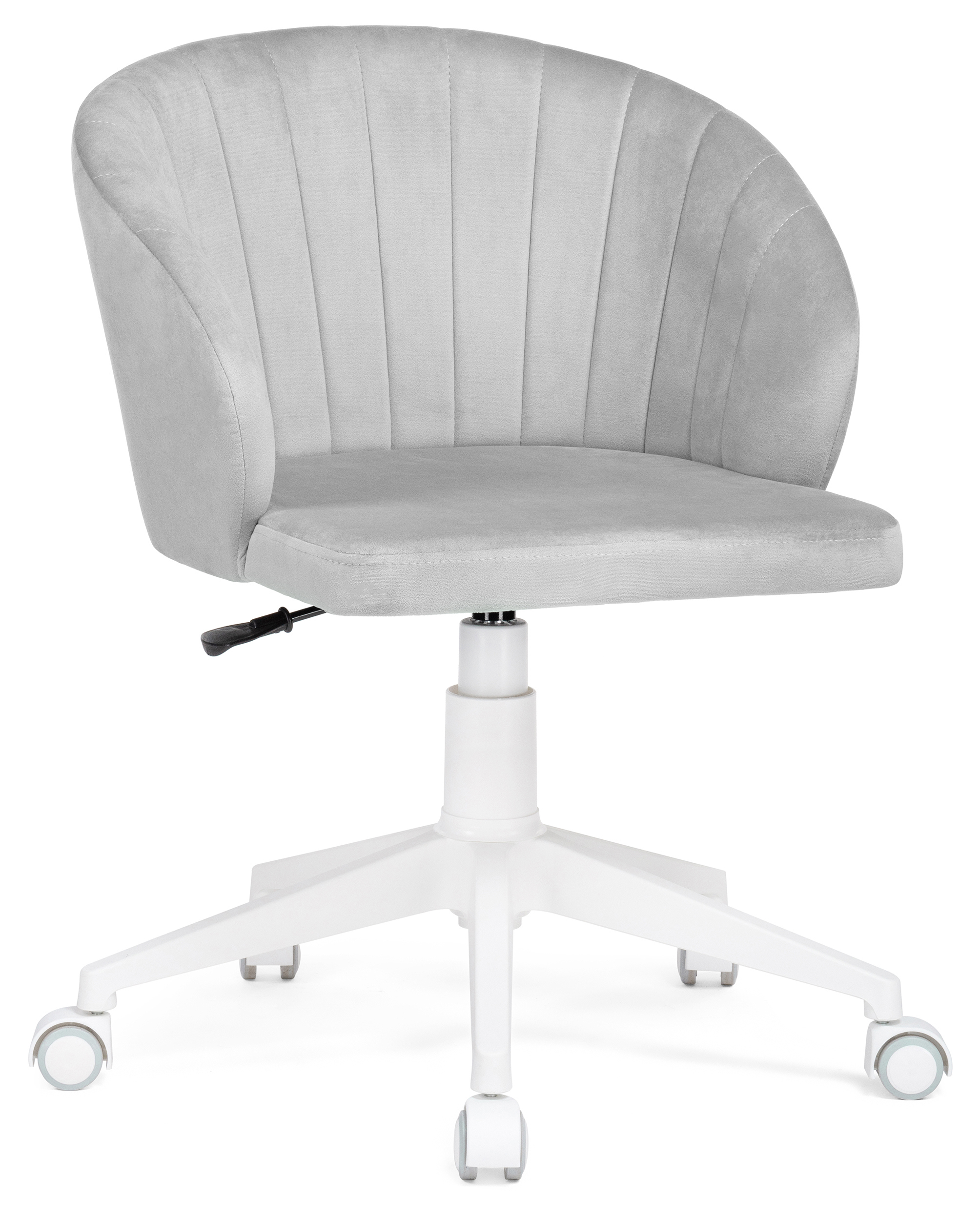 Изображение товара Офисное кресло Woodville Пард ткань цвет белый/серый