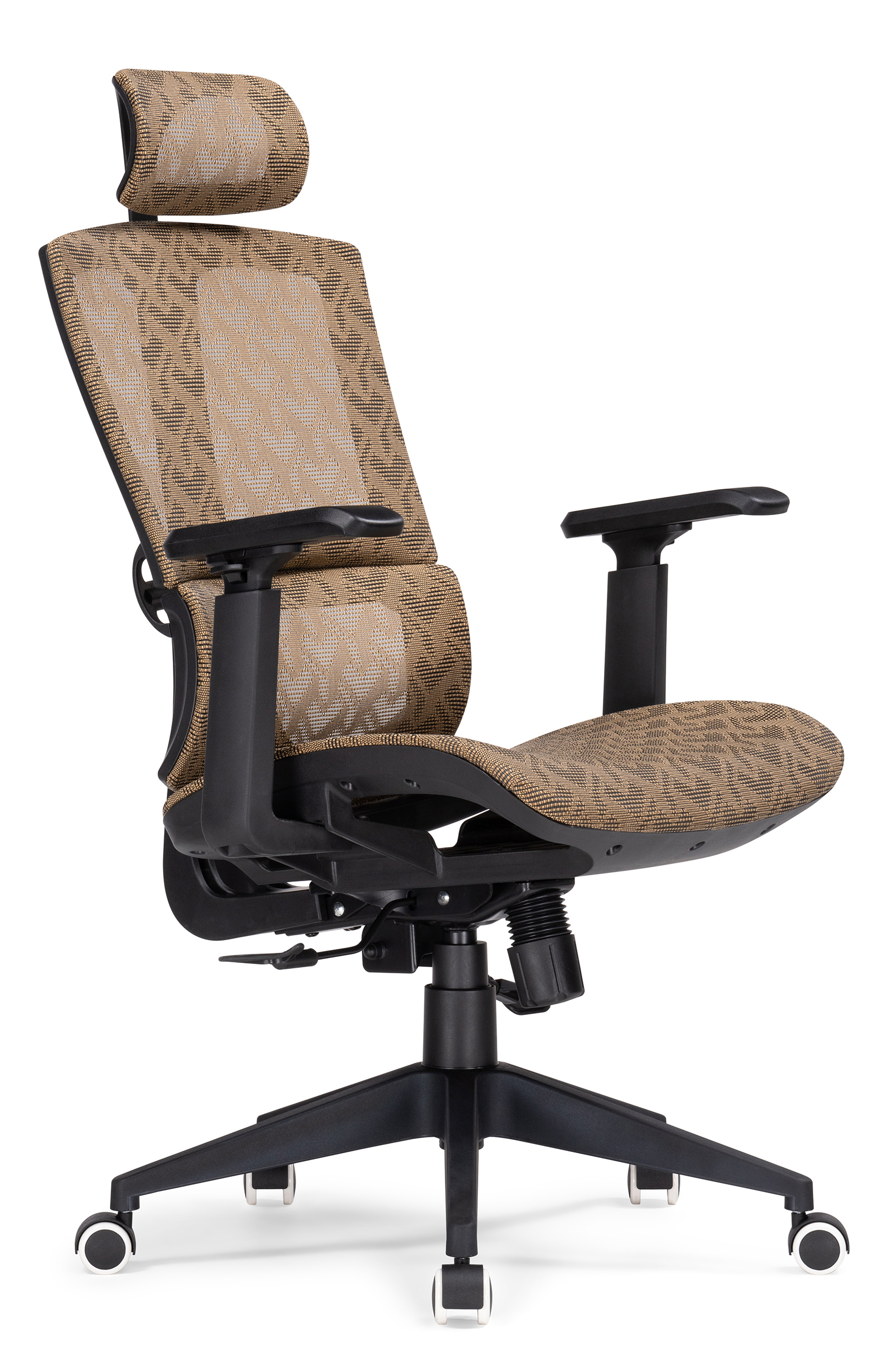 Изображение товара Офисное кресло Woodville Lanus ткань цвет черный/коричневый