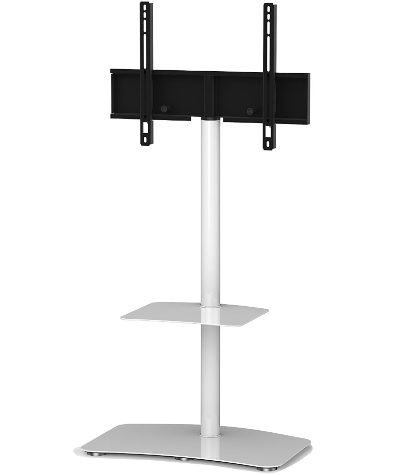 Изображение товара Напольная стойка для ТВ Sonorous Plasma PL 2810 WHT-WHT 65x139x45 см цвет белый глянец