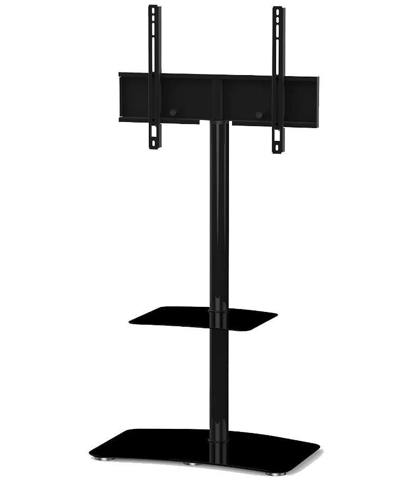 Изображение товара Напольная стойка для ТВ Sonorous Plasma PL 2810 BLK-HBLK 65x139x45 см цвет черный блестящий