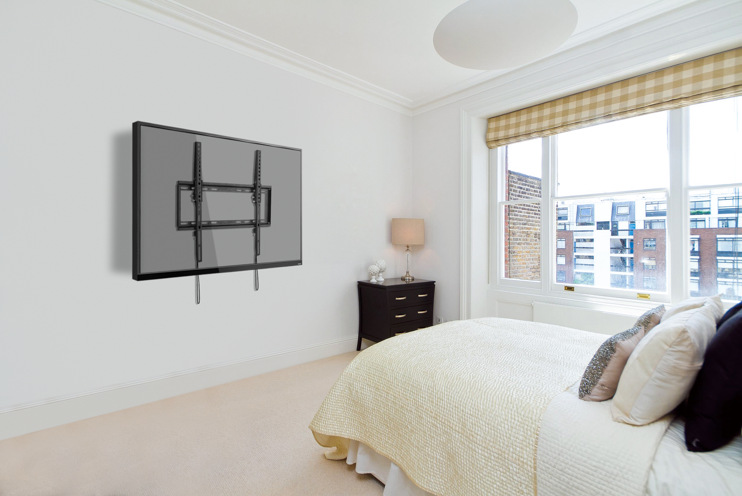 Изображение товара Кронштейн наклонный Stork 32-70" 43.5x42 см цвет черный