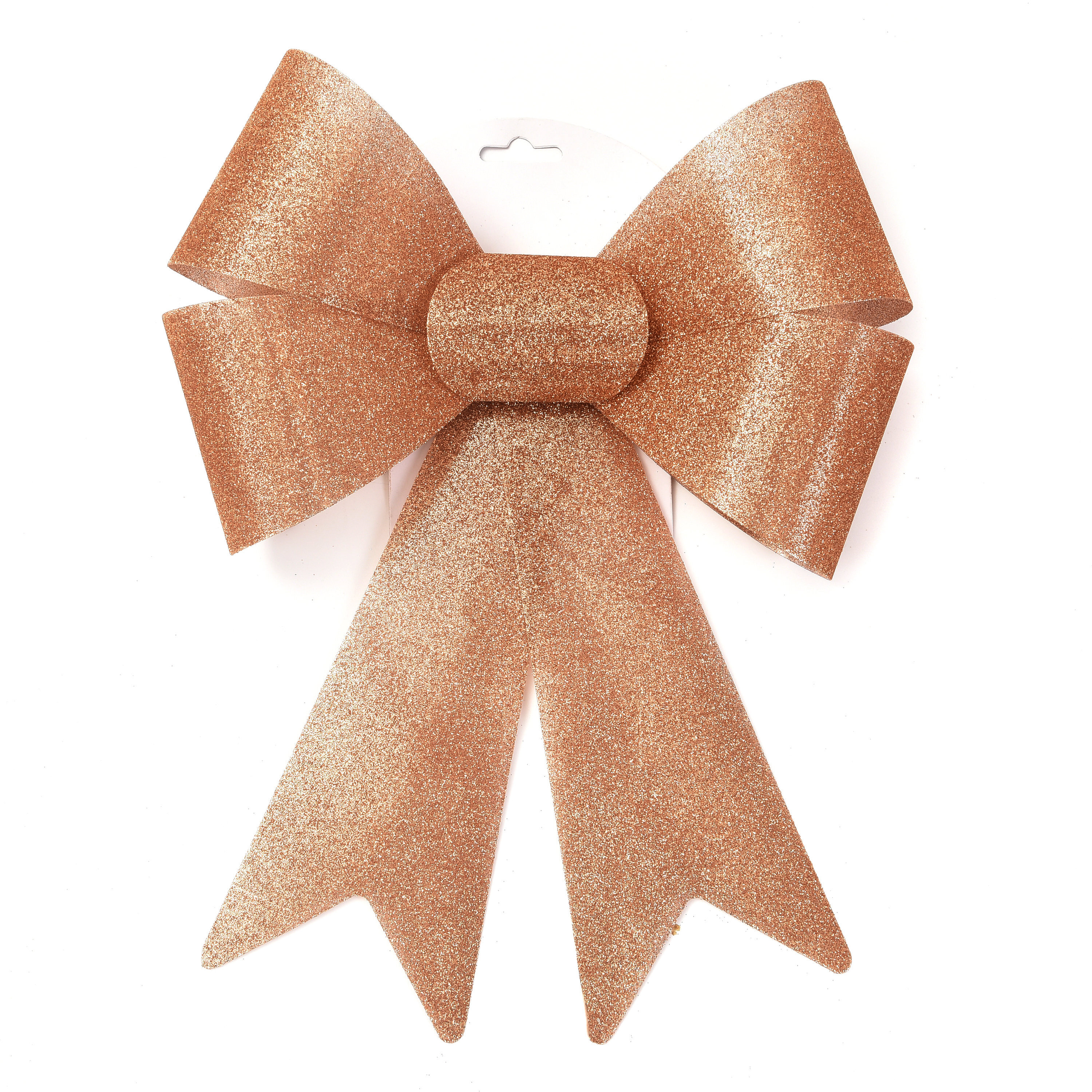 Изображение товара Новогодний бант украшение 30 см бежевый для елки и интерьера