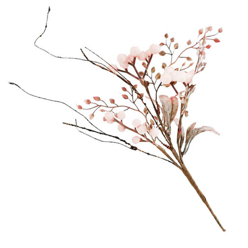 Изображение товара Новогоднее украшение Ветка 28х15 см из ПВХ и стали для праздничного декора