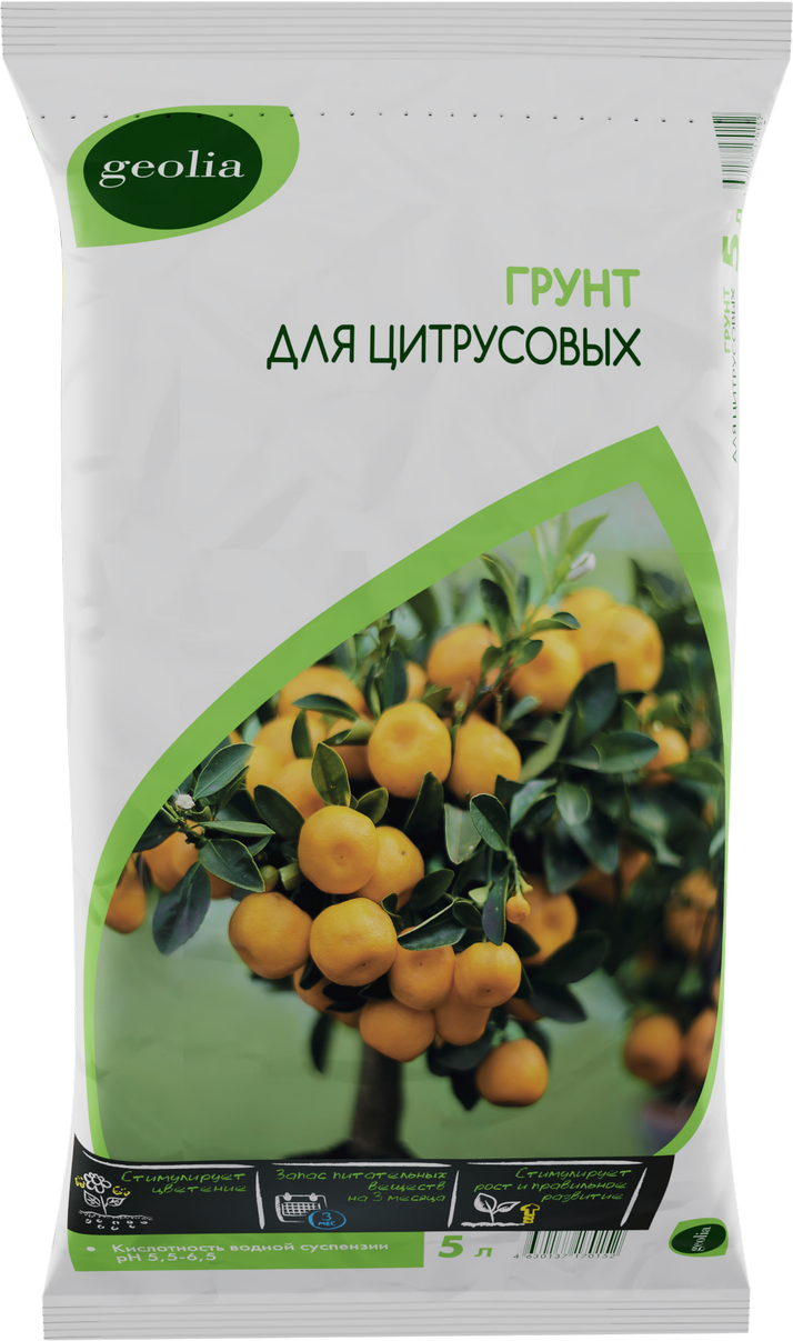 Изображение товара Грунт Geolia для цитрусовых 5 л