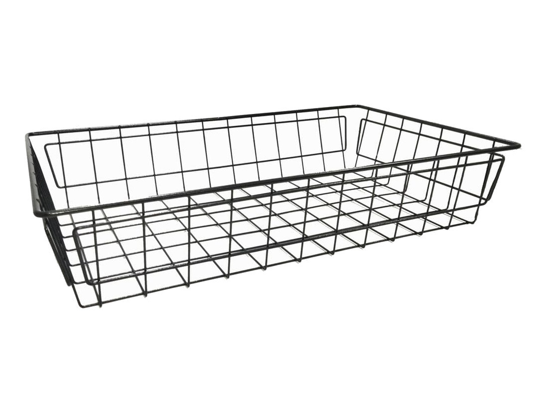 Изображение товара Выдвижная корзина GTV 40II для шкафов 400 мм антрацит металлическая