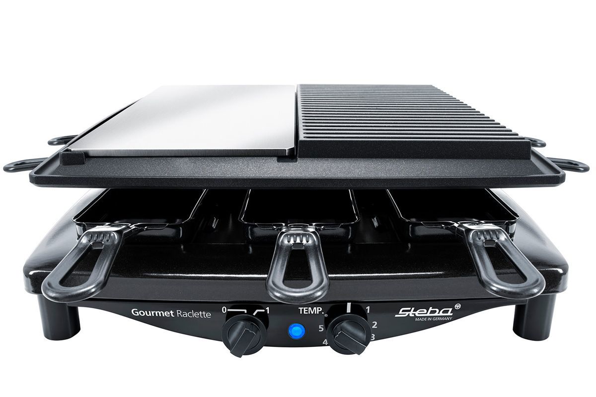 Изображение товара Раклетница Steba Rc 8 steel de luxe 1450 Вт цвет стальной