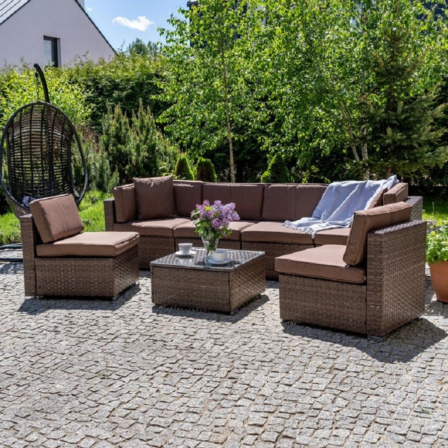 Изображение товара Набор садовой мебели для отдыха Афина из искусственного ротанга