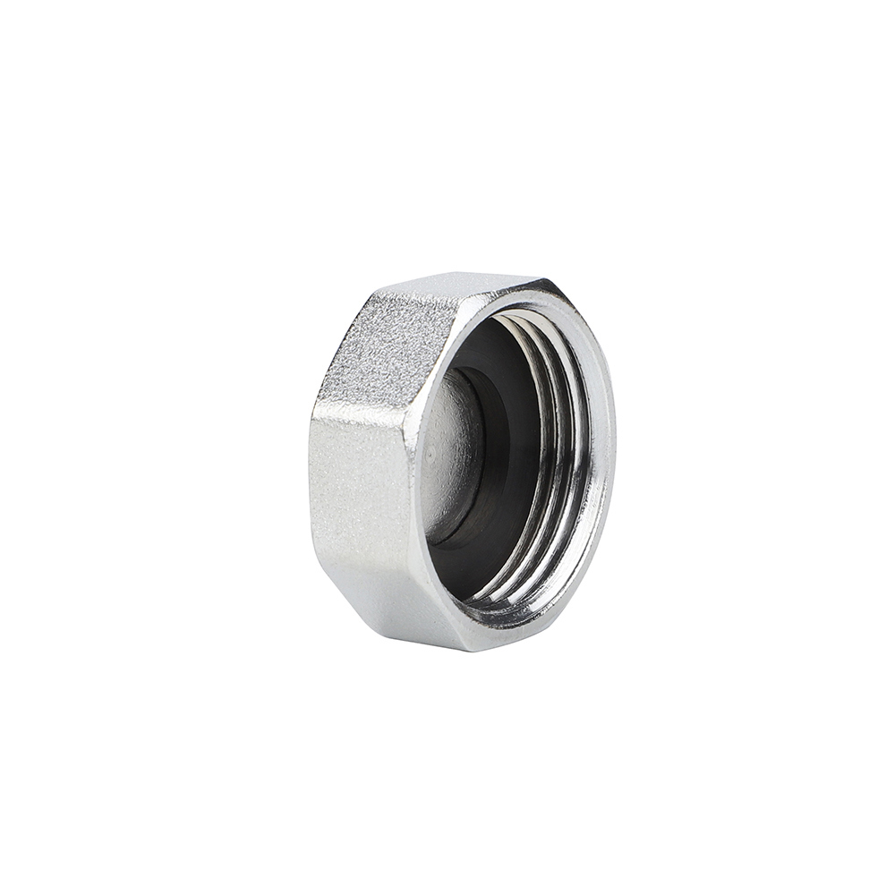 Изображение товара Заглушка VARMEGA 1 ВР латунь ВР 146 хромированная 1 дюйм для водопровода