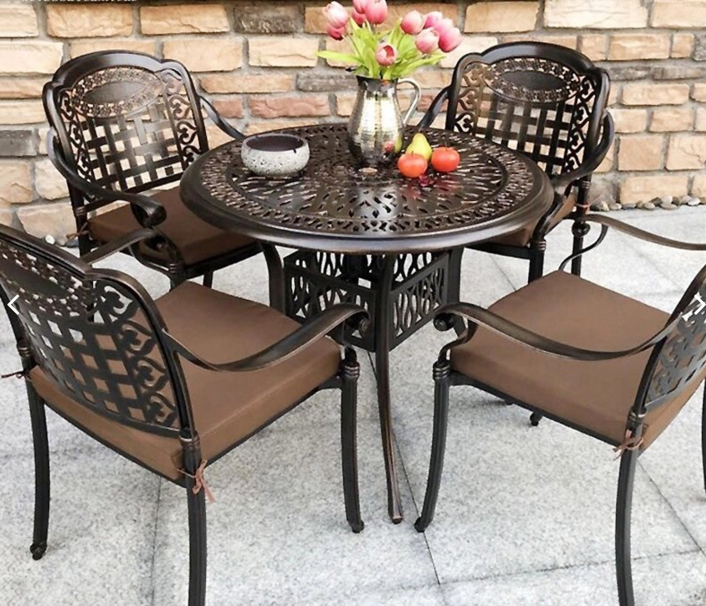 Изображение товара Садовая мебель для обеда Xiatuyou ALU-9002T/9065C