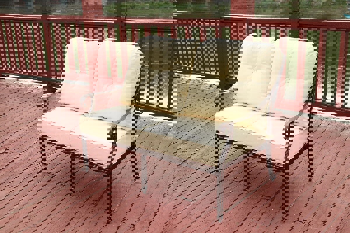 Изображение товара Садовая мебель для обеда Xiatuyou ALU-9216Т/9213C алюминий черный бронза 2 предмета