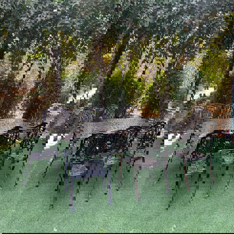 Изображение товара Садовая мебель для обеда Xiatuyou ALU-9159T-B/9002C на 8 мест