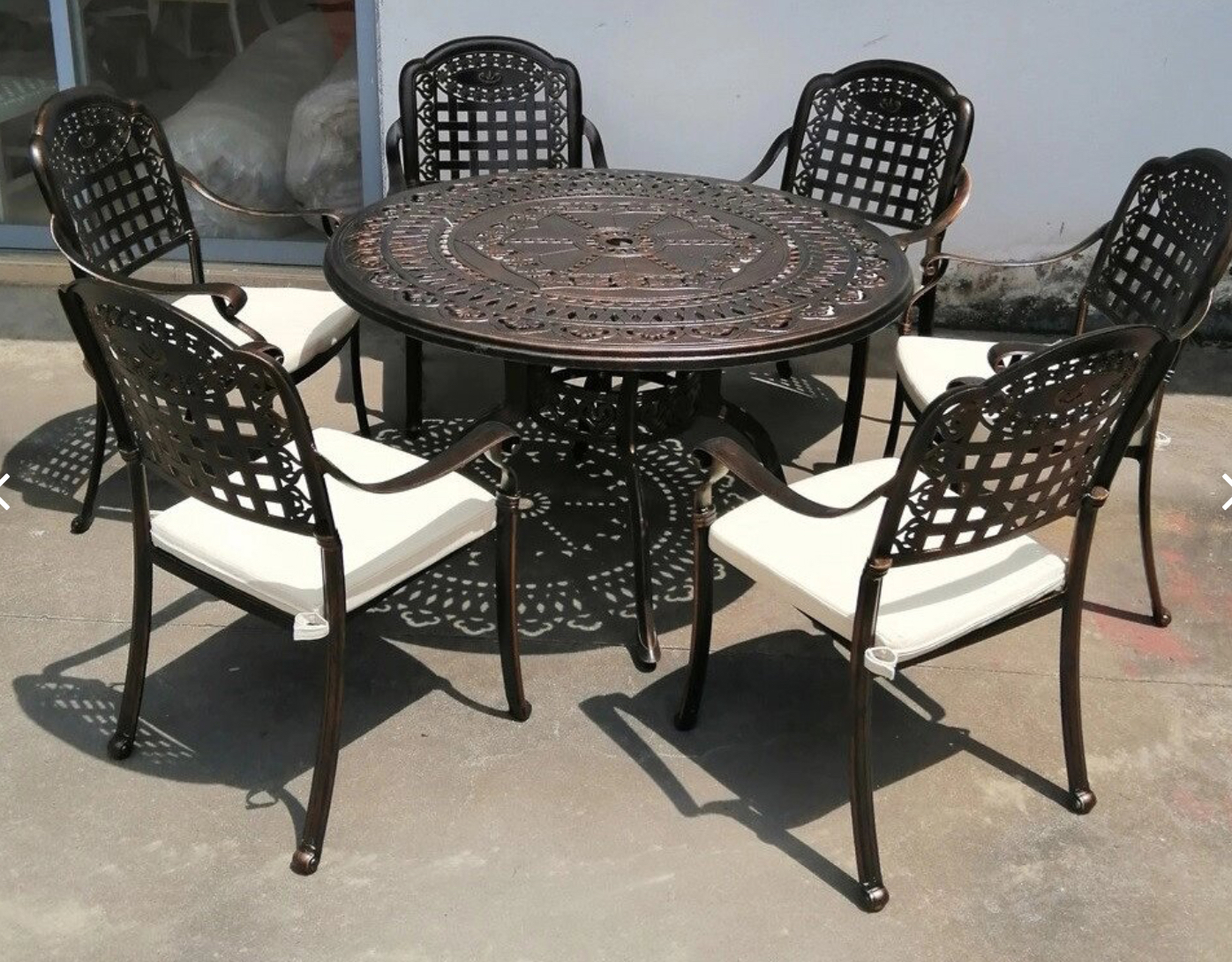 Изображение товара Садовая мебель для обеда Xiatuyou ALU-9114T-D/9065CR 7 предметов