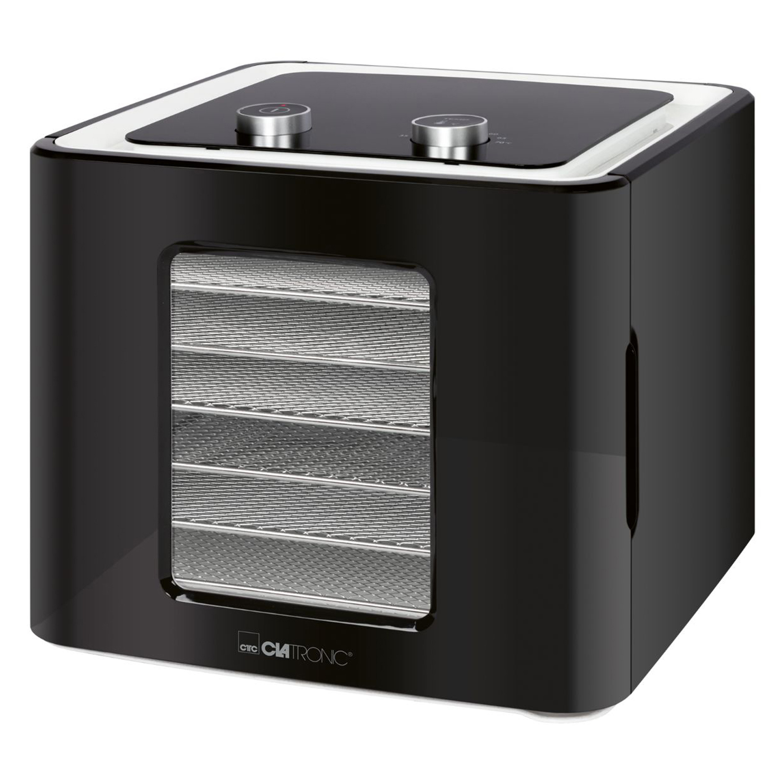 Изображение товара Сушилка для овощей и фруктов Clatronic DR 3773 schwarz 450 Вт 6 ярусов цвет черный