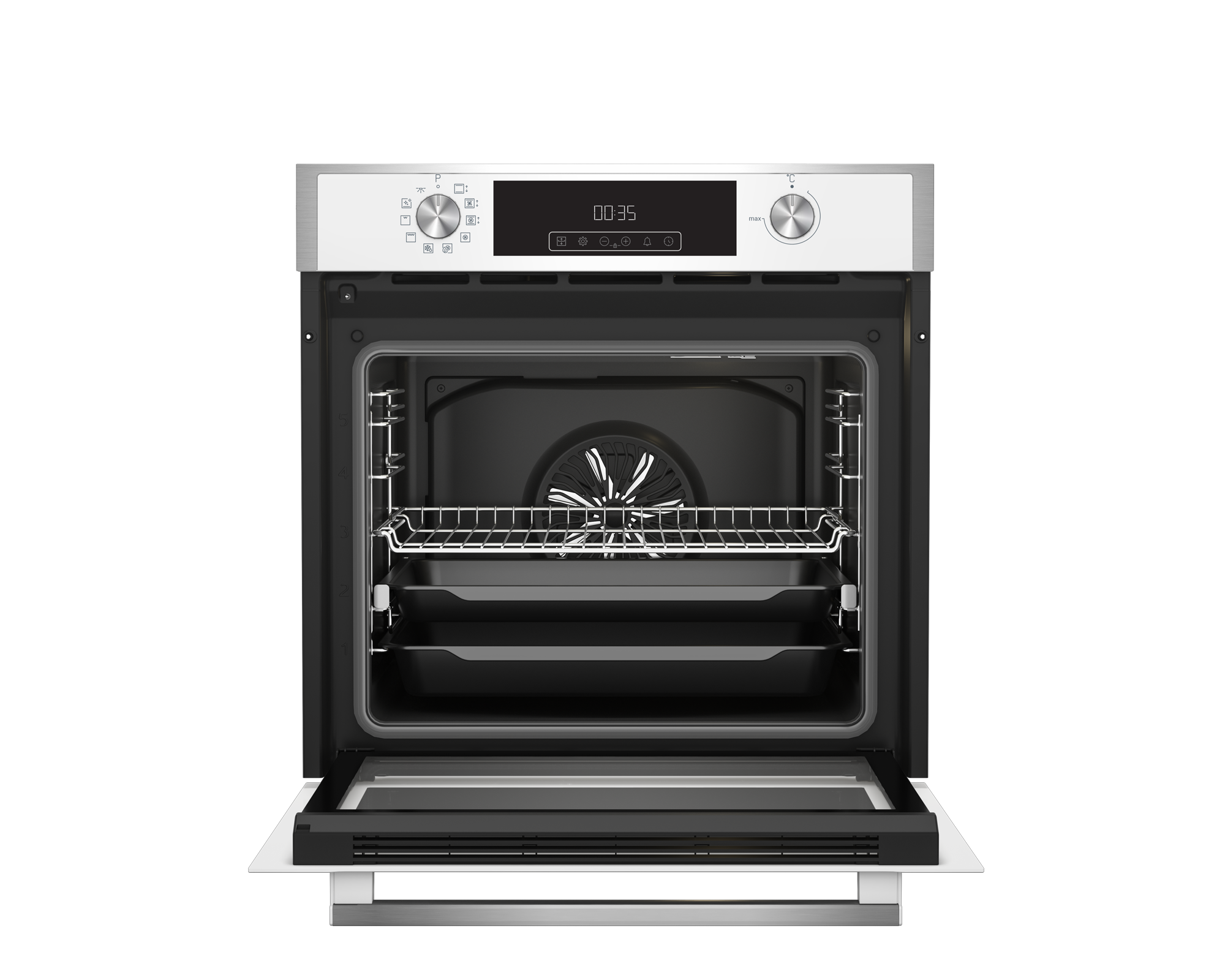 Электрический духовой шкаф Hotpoint FE9 831 JSH 59.4x59.5x56.7 см конвекция цвет белый - 1