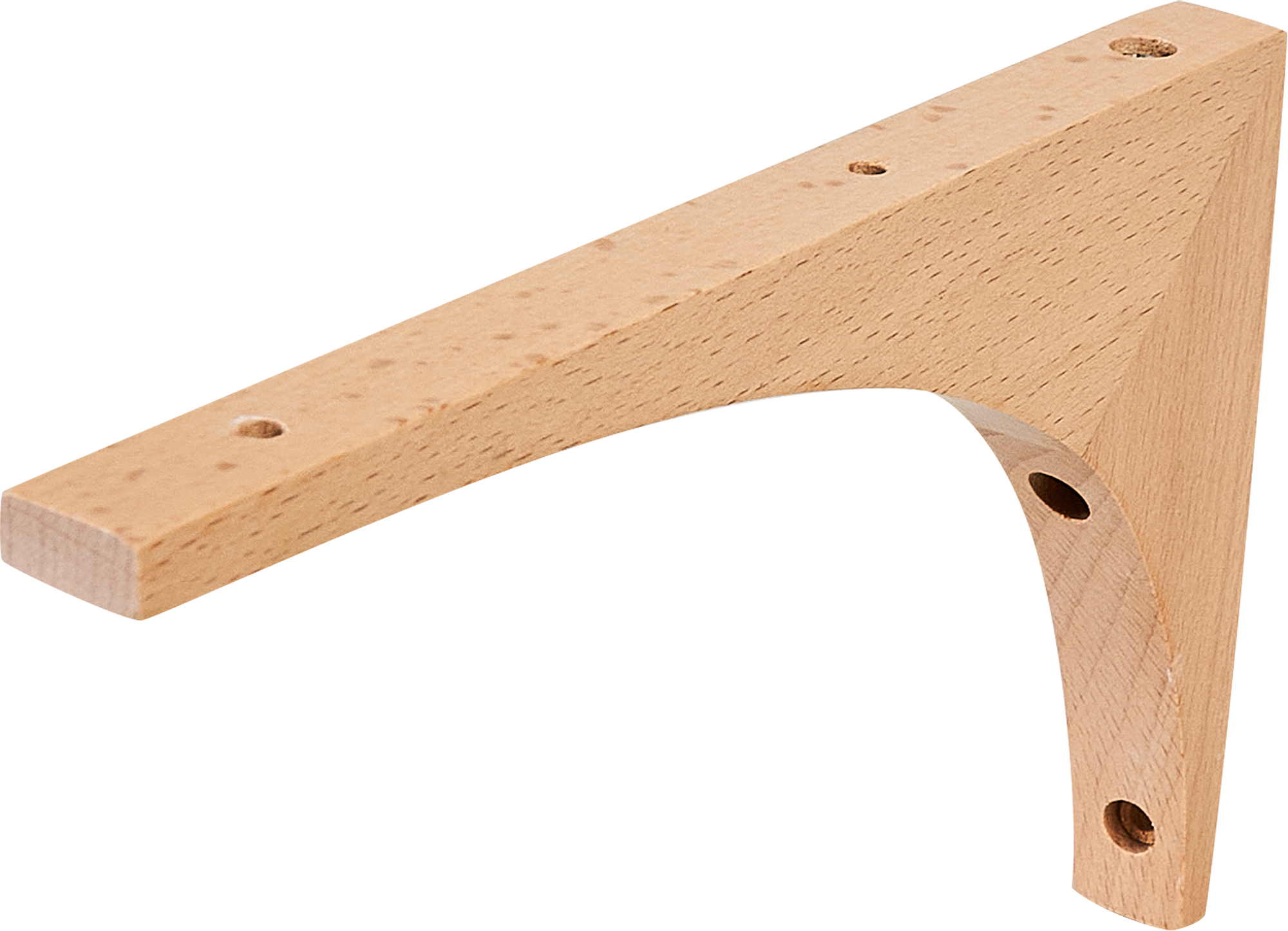 Изображение товара Кронштейн Spaceo 12.5x20 из дерева с максимальной нагрузкой 20 кг набор 2 шт