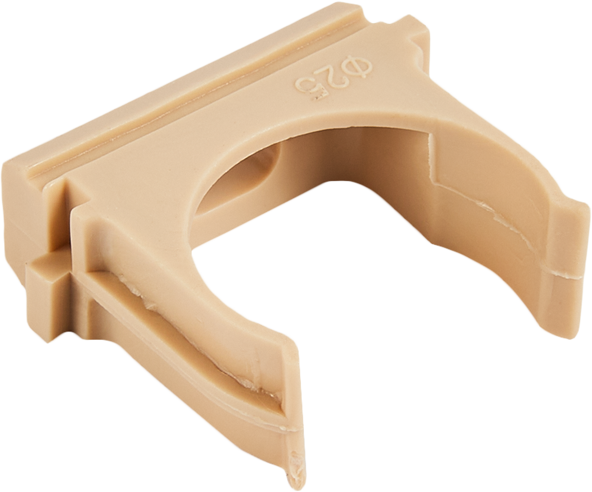 Изображение товара Крепеж-клипса для труб D25 мм сосна набор 10 шт. пластиковая