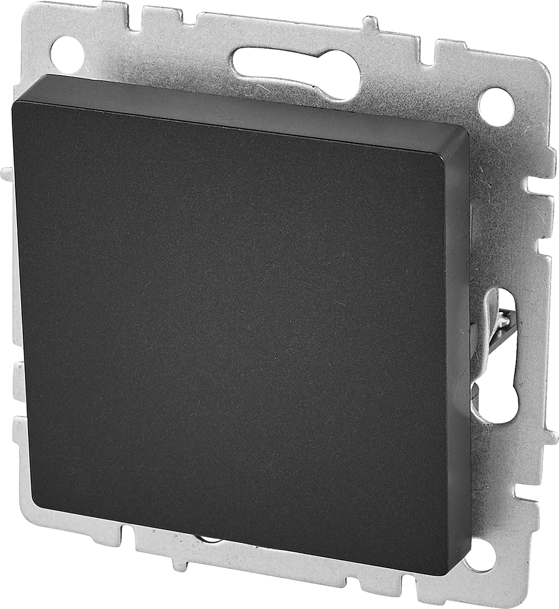 Изображение товара Выключатель проходной встраиваемый IEK Brite 1 клавиша цвет черный