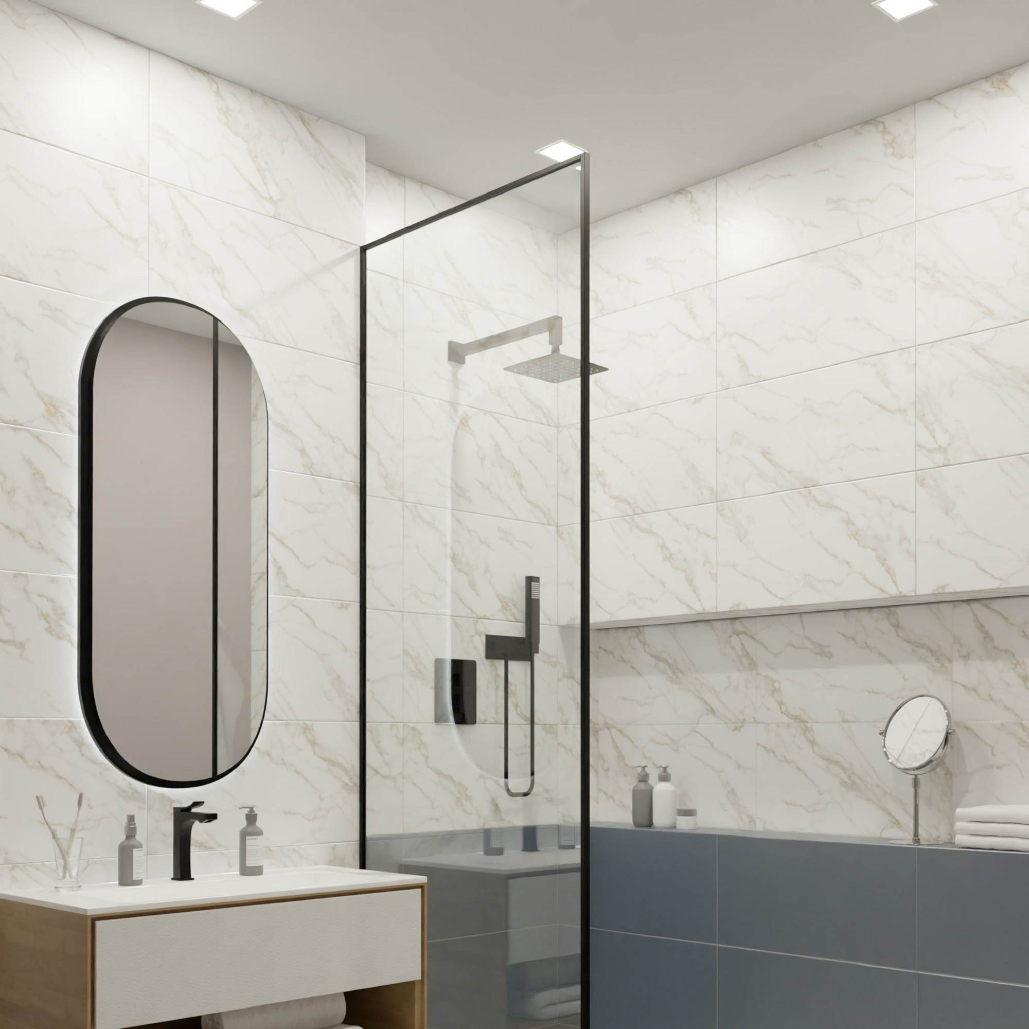 Изображение товара Глазурованный керамогранит LB Ceramics Алесси 30x60.3 см 1.44 м² матовый цвет белый