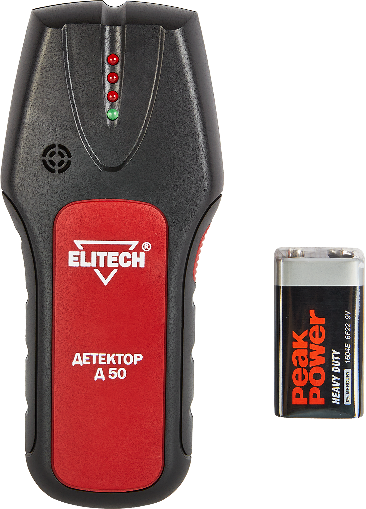 Детектор скрытой проводки и металла Elitech Д50 - 5