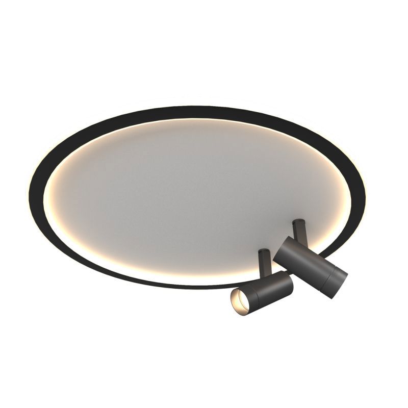 Изображение товара Люстра потолочная светодиодная Milosh tendence Milosh tendence 0822cl-74bk 6.167 м² теплый белый (желтый) свет цвет черный