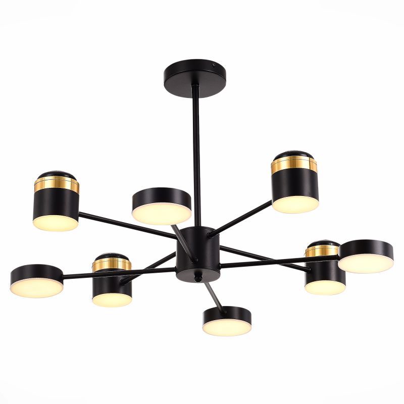 Изображение товара Люстра на штанге Evoluce Tezze sle6007-402-08 20 м² с теплым белым светом