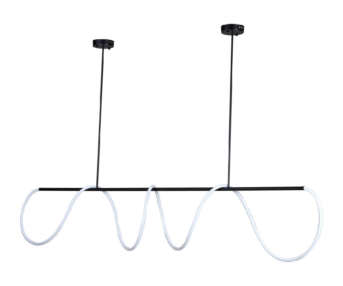 Изображение товара Светильник подвесной светодиодный Kink light Далия 08041-200.19 50 м² нейтральный белый свет цвет черный