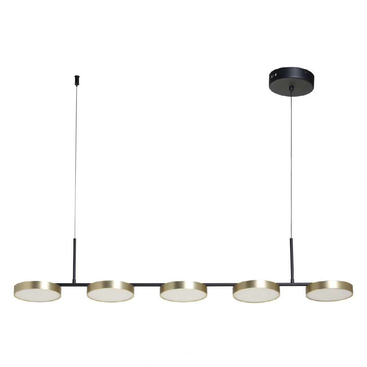 Изображение товара Светильник подвесной светодиодный De markt Гэлэкси 632017405 3.333 м² теплый белый (желтый) свет цвет черный