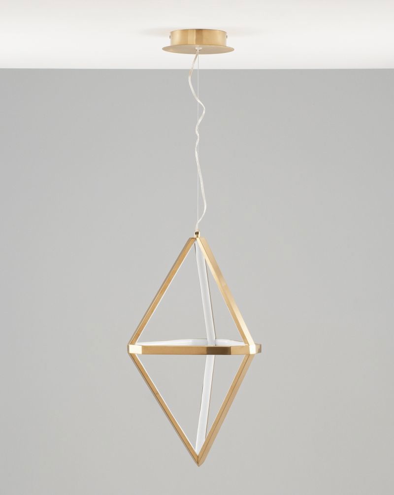 Изображение товара Светильник подвесной светодиодный Moderli Grape v10350-pl 2.5 м² теплый белый (желтый) свет цвет жёлтый/золотой