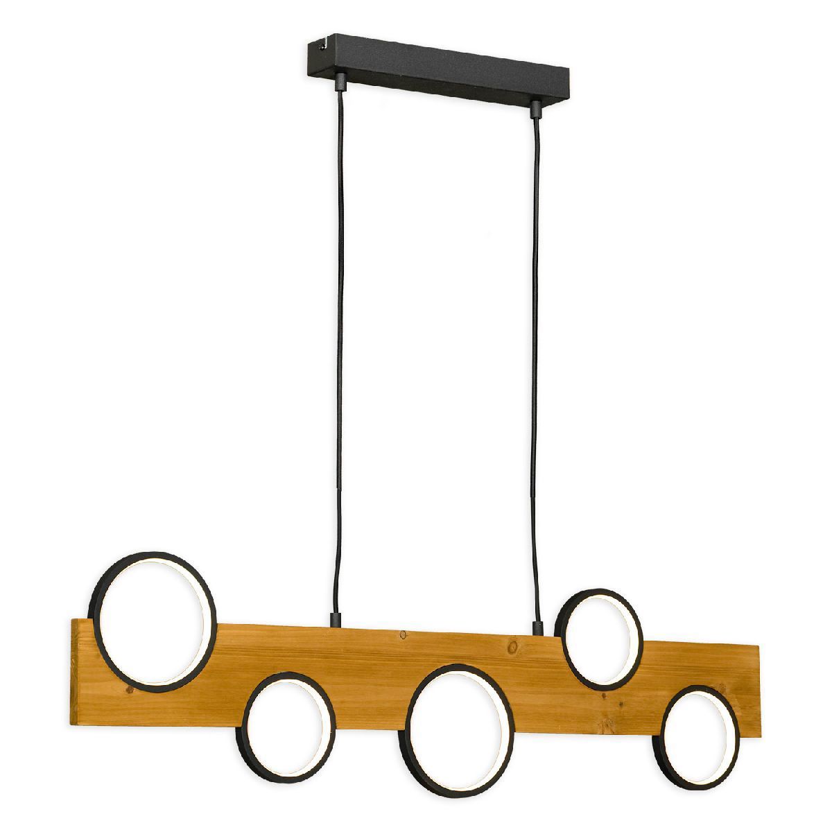 Изображение товара Светильник подвесной светодиодный Lussole Modesto lsp-7132 2.417 м² регулируемый белый свет цвет черный