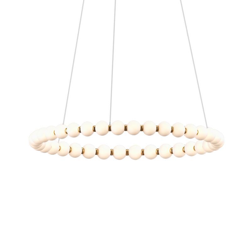 Изображение товара Подвесной светодиодный светильник Milosh Tendence 0851CL-81GD 20 м² золото белый теплы белый свет