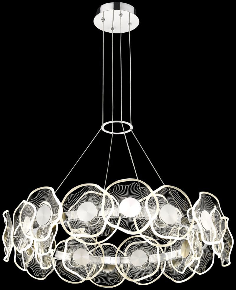 Изображение товара Люстра подвесная светодиодная Wertmark Helena we453.24.103 34 м² регулируемый белый свет