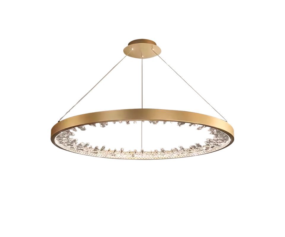 Изображение товара Люстра подвесная светодиодная Kink Light Рами 07668-60.36 современный дизайн золото 36Вт