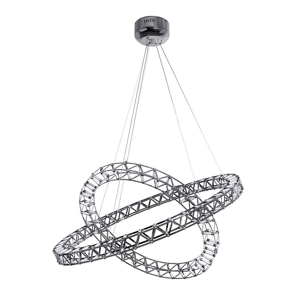 Изображение товара Светильник подвесной светодиодный Galassia 12 м² модерн серебристый хром