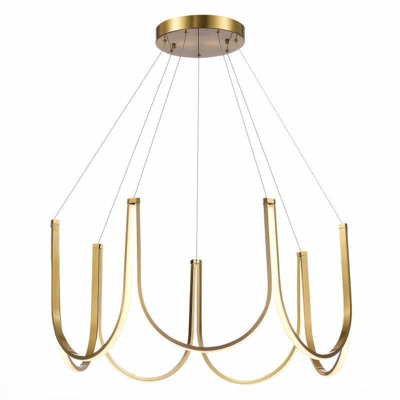 Изображение товара Подвесной светодиодный светильник ST LUCE SL6202 32 м² жёлтый золотой IP20