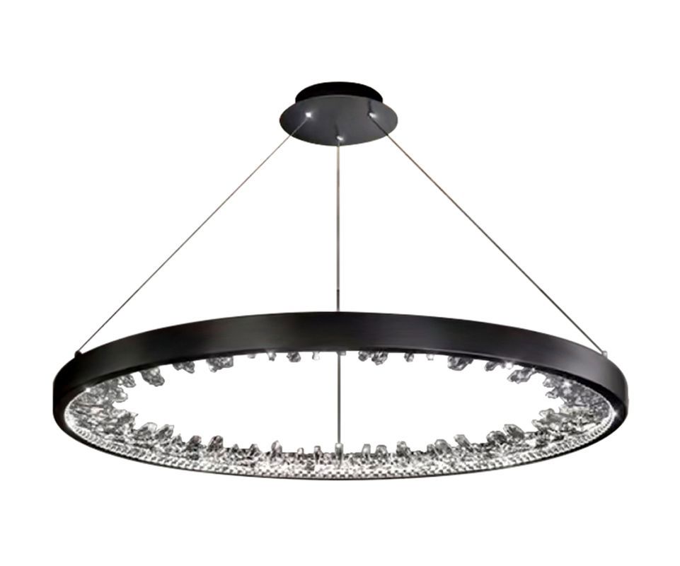 Изображение товара Подвесная светодиодная люстра Kink Light Рами 07668-80.19 4.167 м² черный современный дизайн