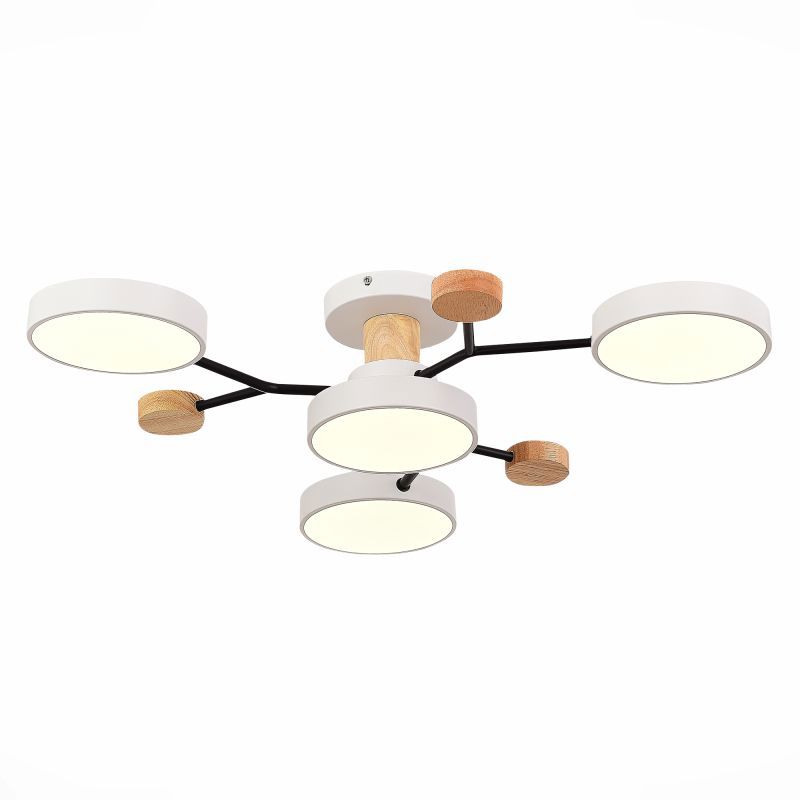 Изображение товара Люстра потолочная светодиодная Evoluce Faema sle6006-502-04 17 м² регулируемый белый свет