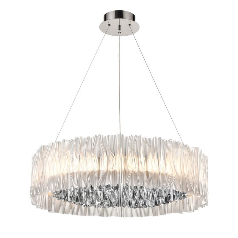 Изображение товара Люстра подвесная светодиодная Wertmark Patricia we117.02.103 25 м² холодный белый (голубой) свет цвет серый/серебристый