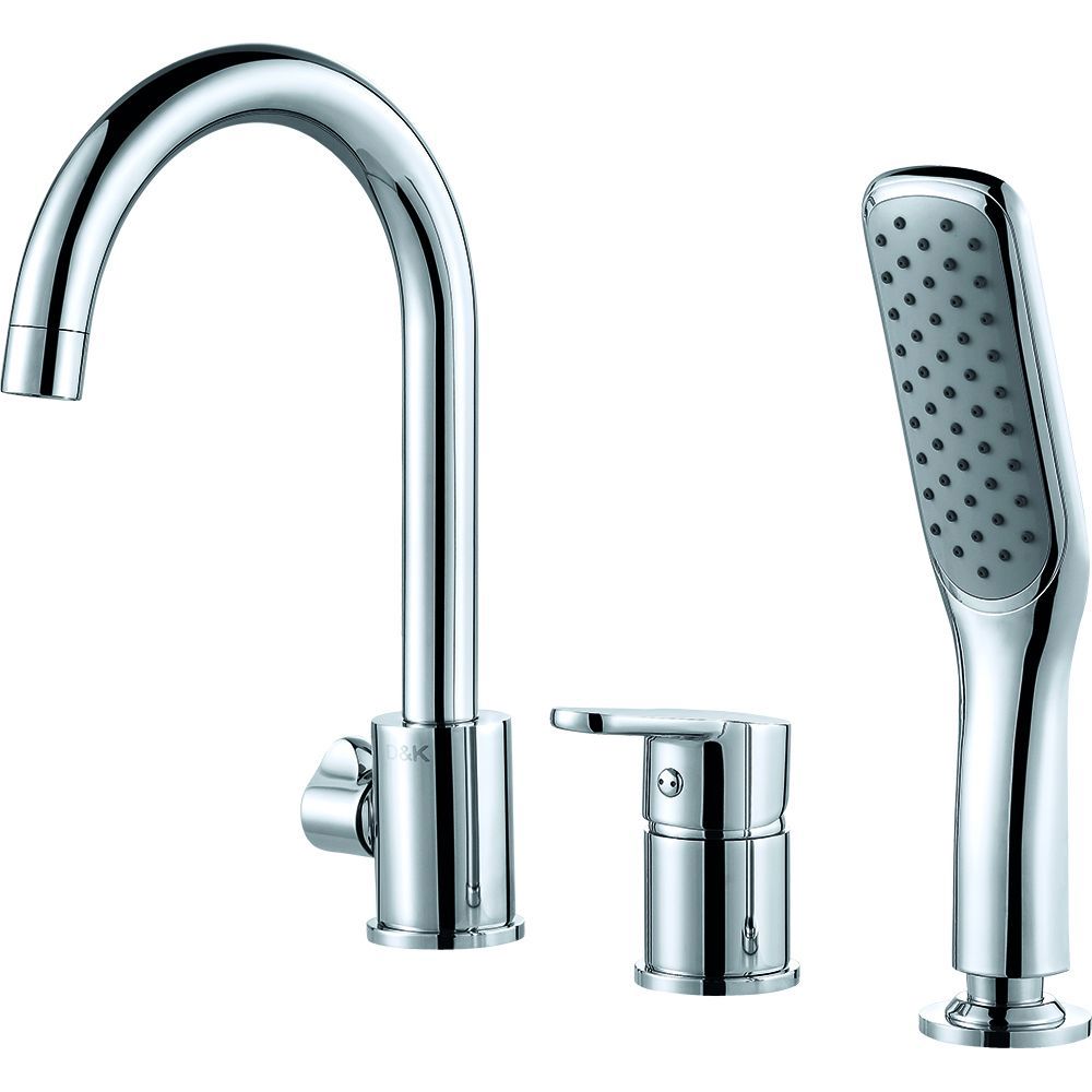 Изображение товара Смеситель для ванны D&K DA1394901 с керамическим картриджом и защитой от коррозии Изображение товара Смеситель для ванны D&K DA1394901 с керамическим картриджом и защитой от коррозии