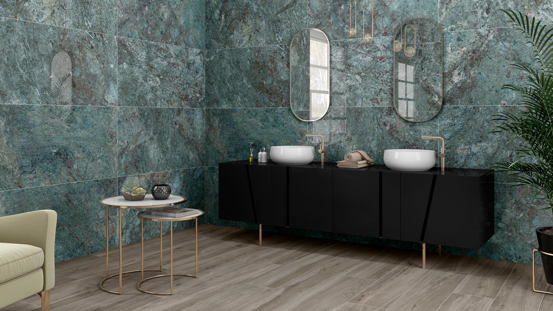 Изображение товара Испанский керамогранит Pamesa Ceramica Cr.lux 60x120 синего цвета 1.44 м²