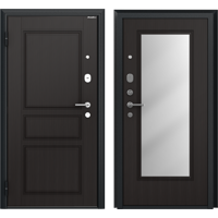 Изображение товара Дверь входная металлическая Премиум New 88x205 см левая венге с зеркалом