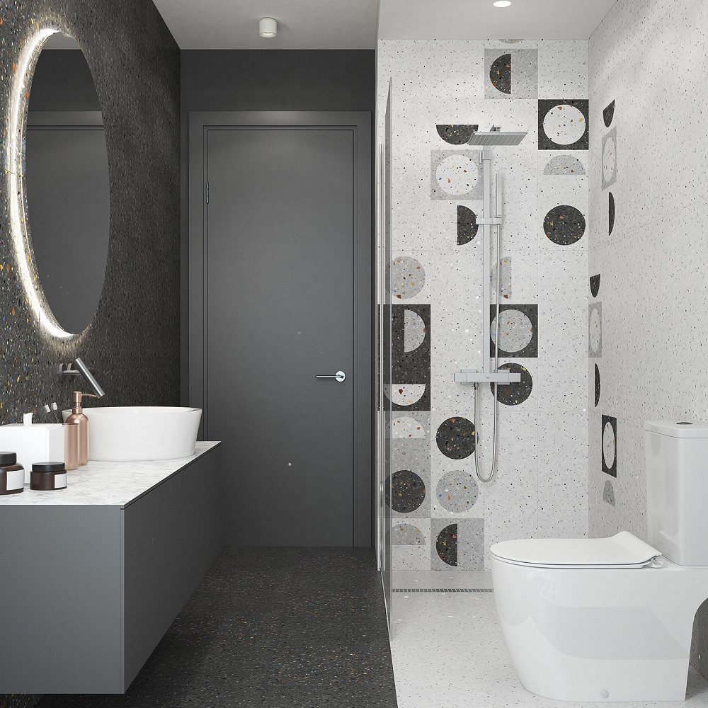 Изображение товара Настенная плитка Keramin МАРИ 21 00-002337 25x75 см серый