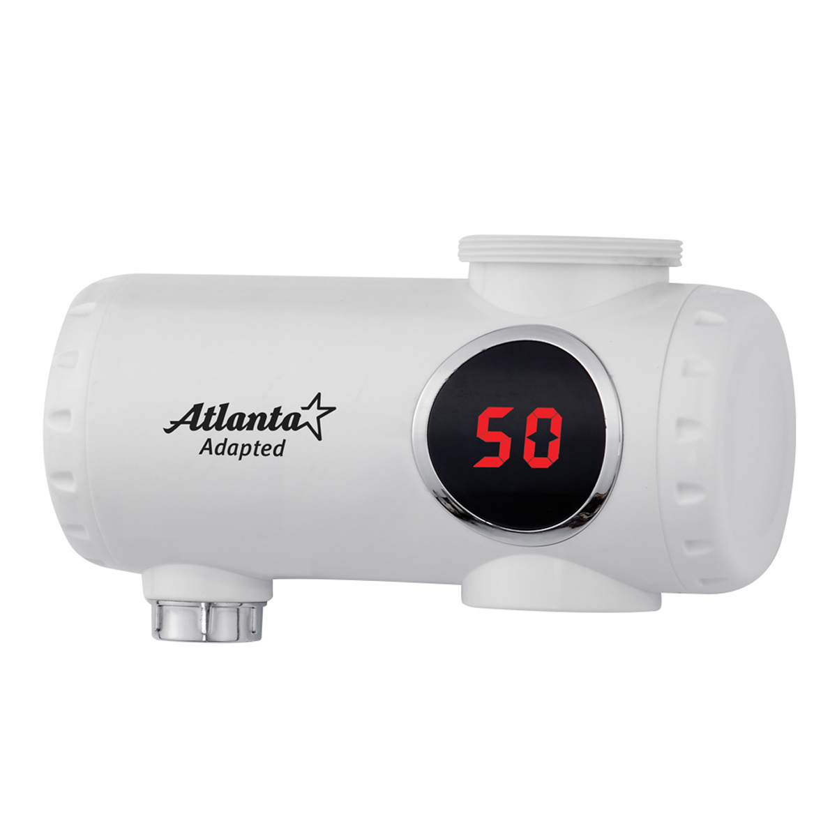 Изображение товара Проточный электрический водонагреватель Atlanta ATH-7425 3 кВт белый с краном