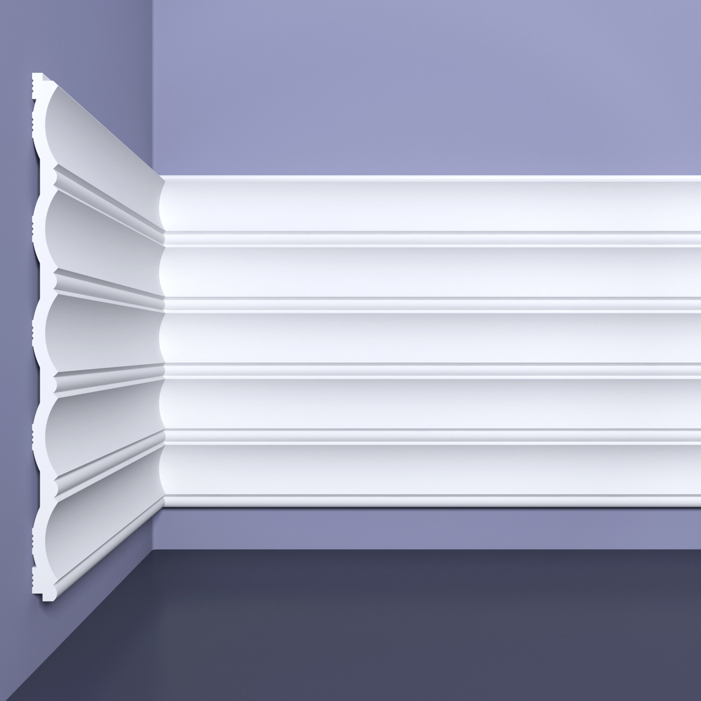 Изображение товара Панель 3D Bello Deco СП 04/2 белый 2000х200мм 0.4м²