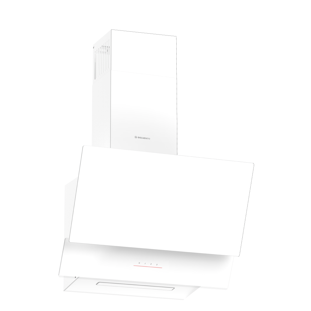 Изображение товара Наклонная вытяжка Delvento DLV52W1 49.5 см белая для кухни