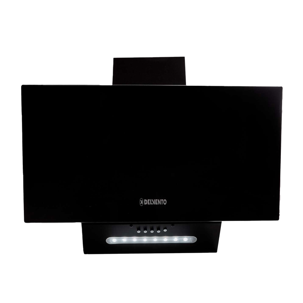 Изображение товара Вытяжка Delvento DLV62B2 наклонная 60 см черный стильный дизайн